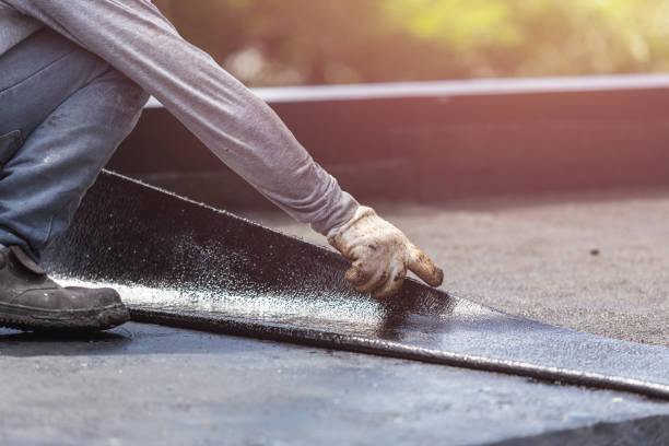 Professional Crawl Space Encapsulation technician working in Gobles, MI